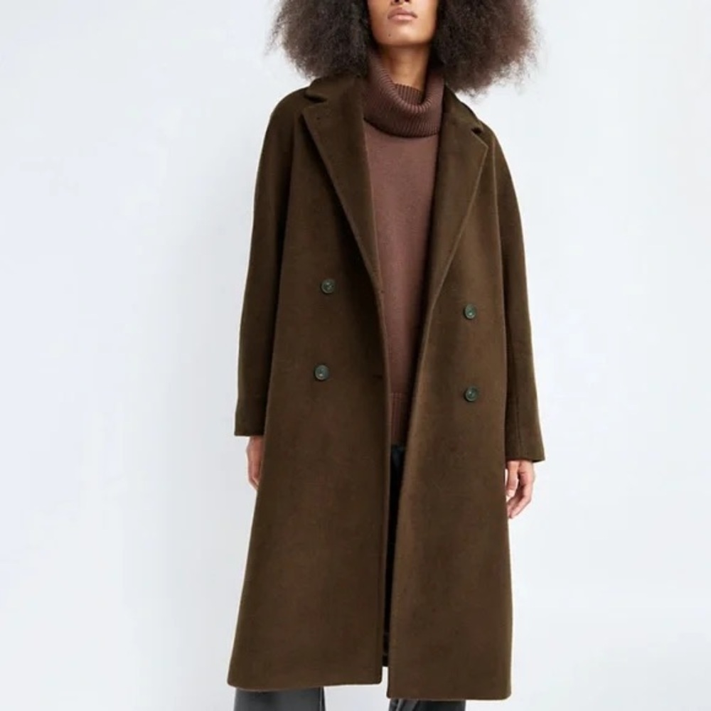 Aritzia Burnt Cedar Slouch Coat